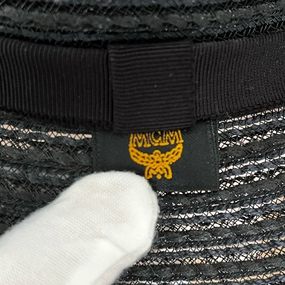 MCM Legere Black Hat Rare Fedora Bucket Japan Exclusive late 1990’s NWOT